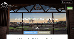 Desktop Screenshot of garyscustombarns.com